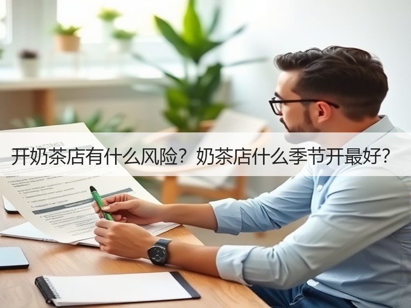 开奶茶店有什么风险？奶茶店什么季节开最好？