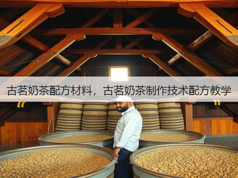 古茗奶茶配方材料，古茗奶茶制作技术配方教学