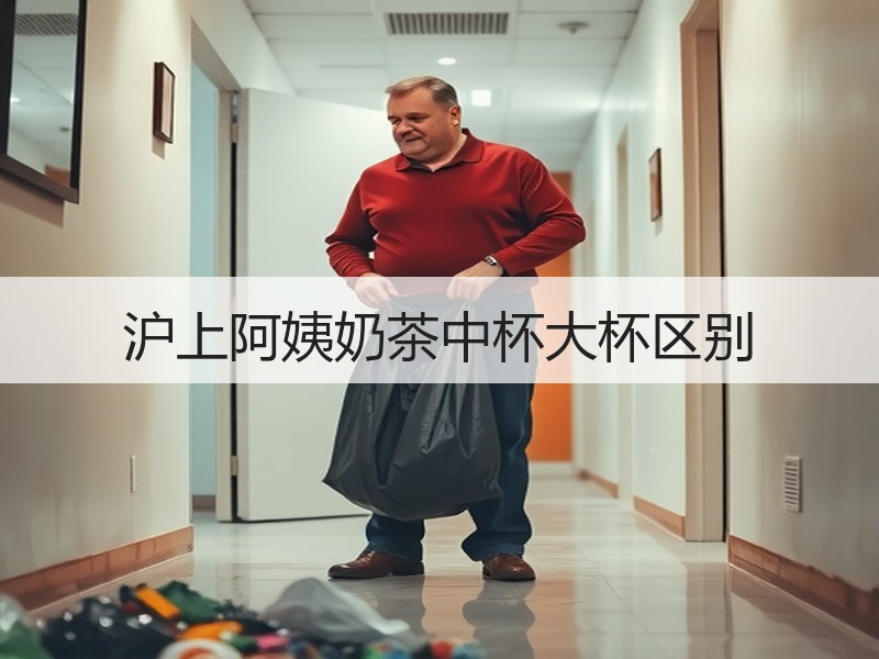 沪上阿姨奶茶中杯大杯区别